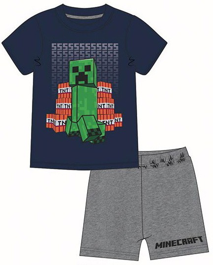 Minecraft gyerek rövid pizsama 10 év