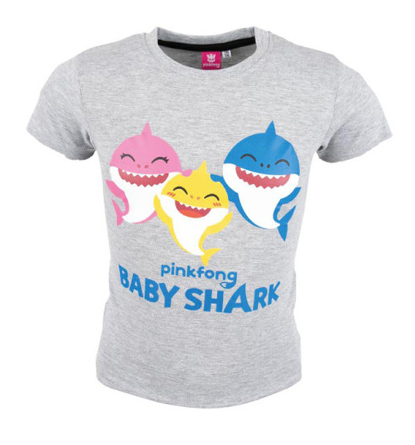 Baby Shark Doo gyerek rövid póló, felső 104 cm