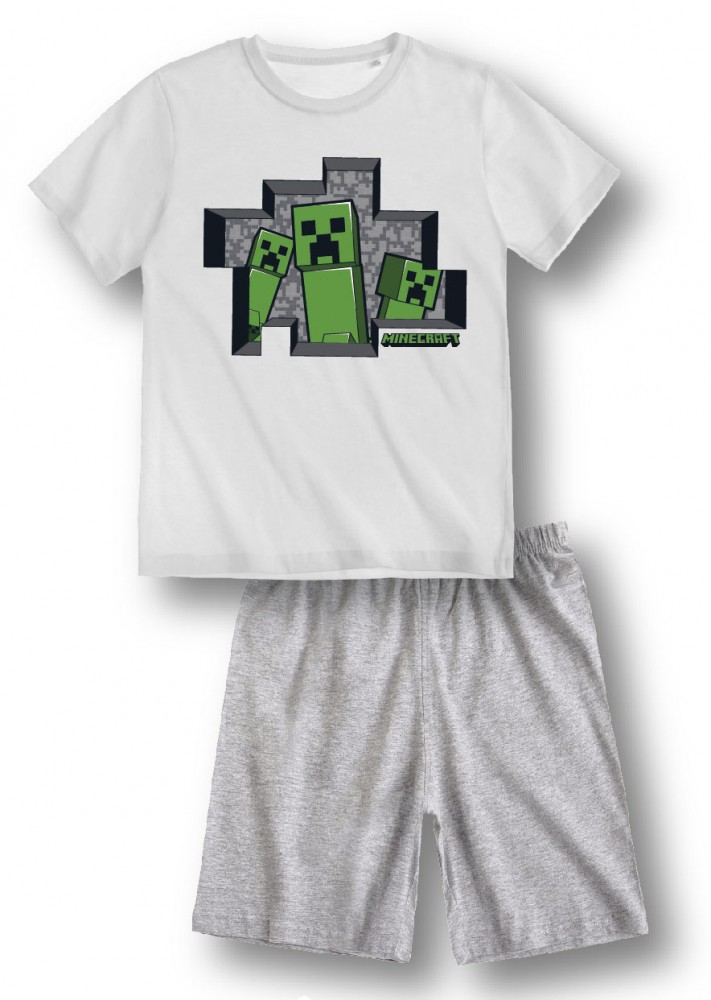 Minecraft gyerek rövid pizsama 6 év