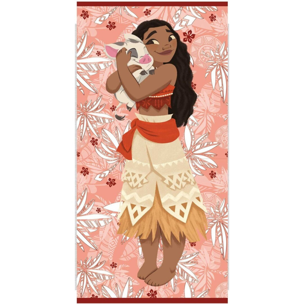 Disney Vaiana Pua fürdőlepedő, strand törölköző 70x140cm (Fast Dry)
