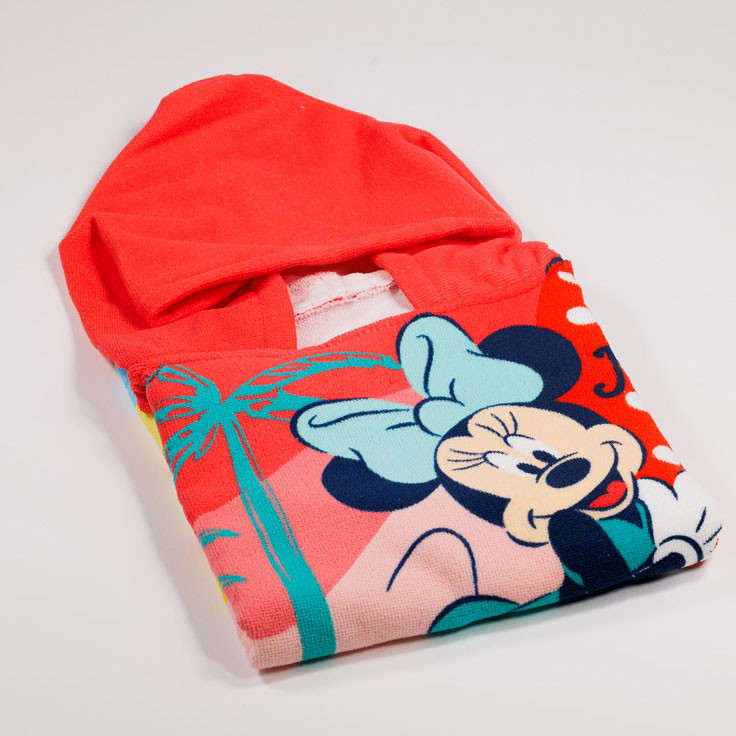 Disney Minnie strand törölköző poncsó 55x110 cm (Fast Dry)