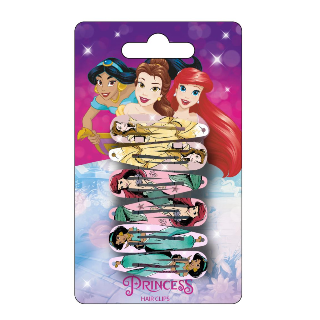 Disney Hercegnők Style hajcsat szett 6 db-os
