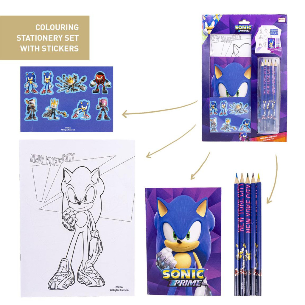 Sonic a sündisznó Prime írószer szett