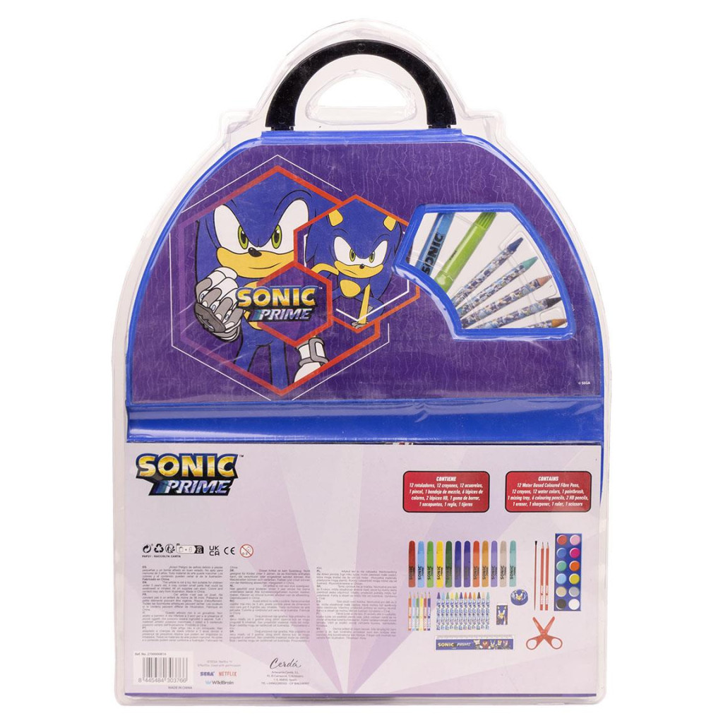 Sonic a sündisznó Prime írószer szett 50 db-os
