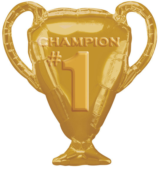 Gold Trophy, Arany trófea fólia lufi 71 cm