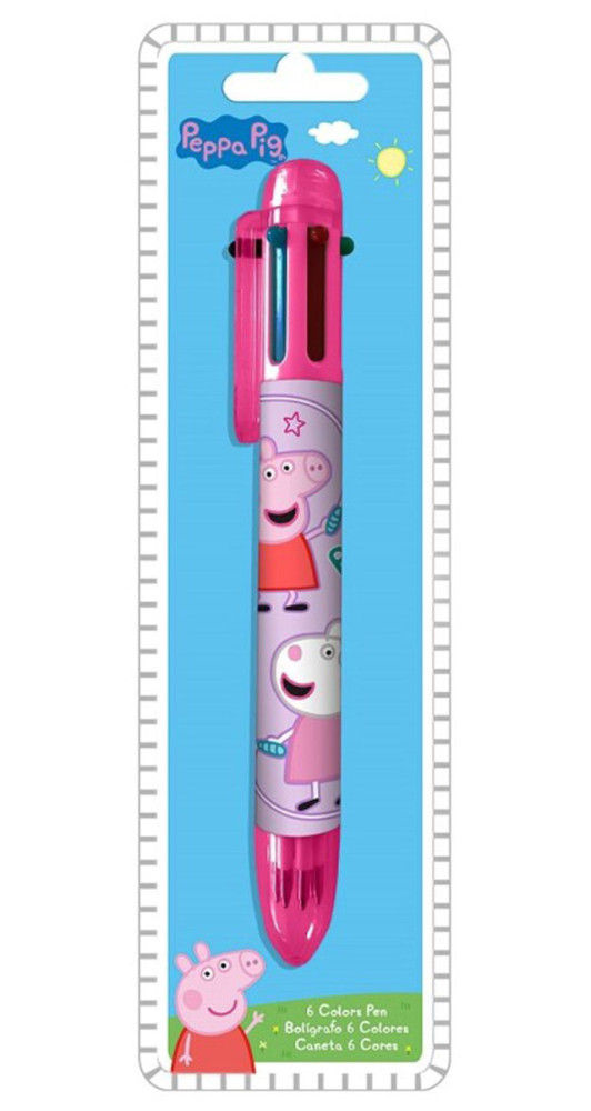 Peppa malac Pink 6 színű toll