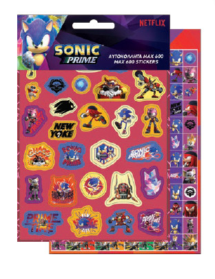 Sonic a sündisznó Chaos 600 darabos matrica szett