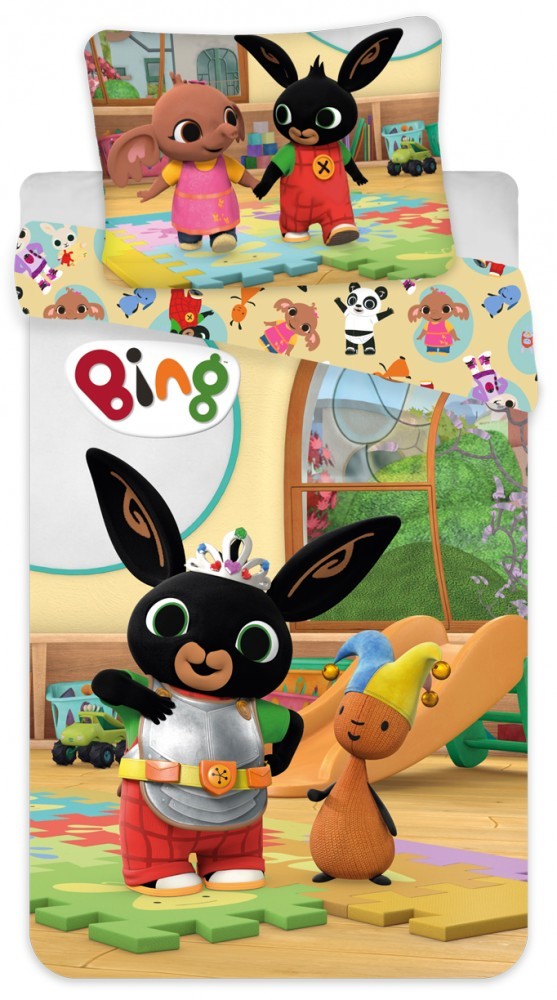 Bing Performance gyerek, ovis ágyneműhuzat 100×135cm, 40×60 cm