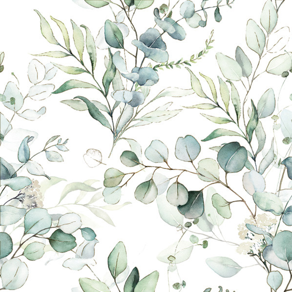 Virág Eucalyptus Twigs szalvéta 20 db-os 33x33 cm