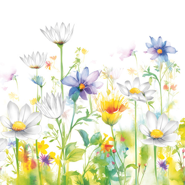 Virág Meadow szalvéta 20 db-os 33x33 cm