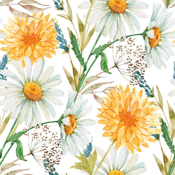 Körömvirág Wildflowers szalvéta 20 db-os 33x33 cm