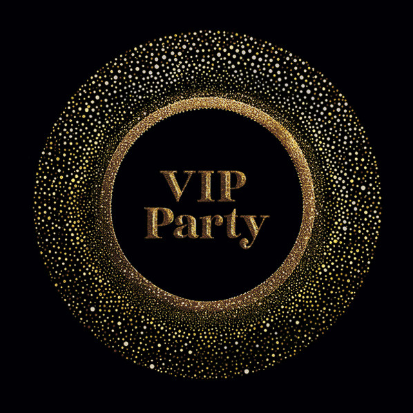 Party Gold VIP szalvéta 20 db-os 25x25 cm