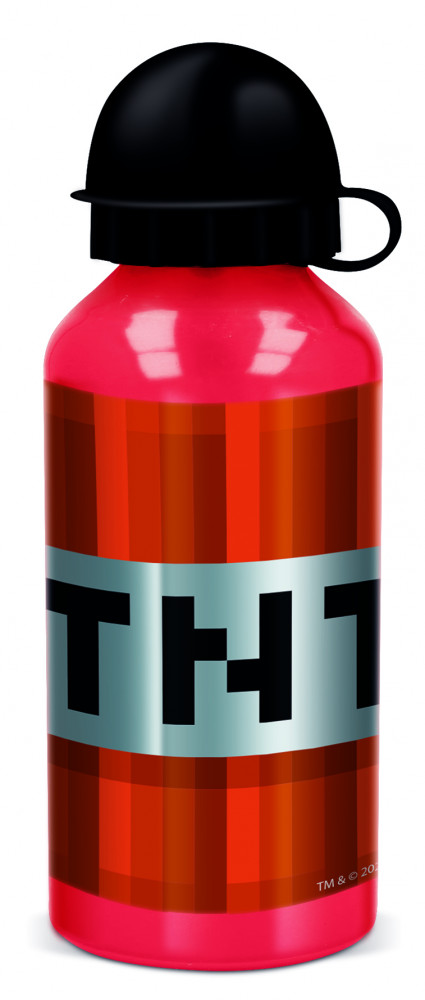 Minecraft TNT alumínium kulacs 400 ml