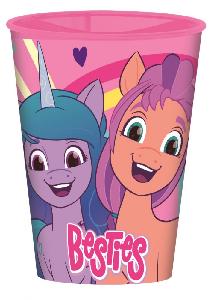 Én kicsi pónim Movie Core műanyag pohár 260 ml